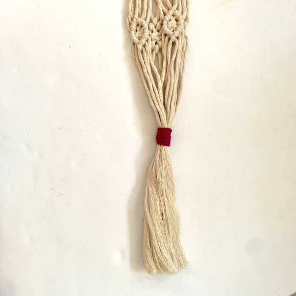 Hand Crafted Boho Macrame Plant Hanger - Picture 9 of 9